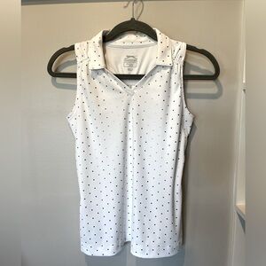 Girls Slazenger sleeveless golf top